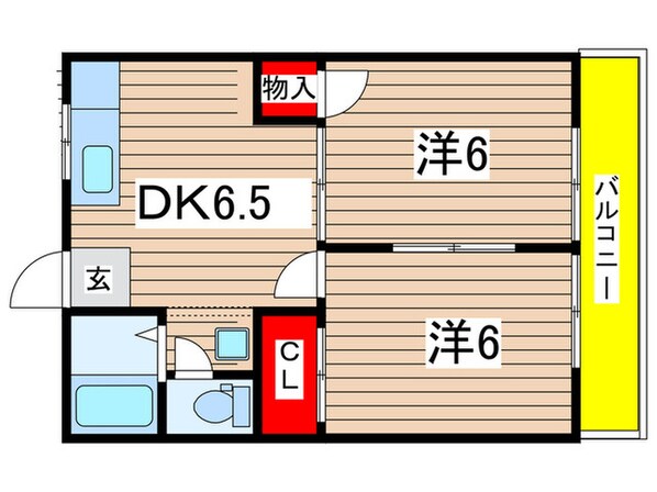 山王パレス秋庭の物件間取画像